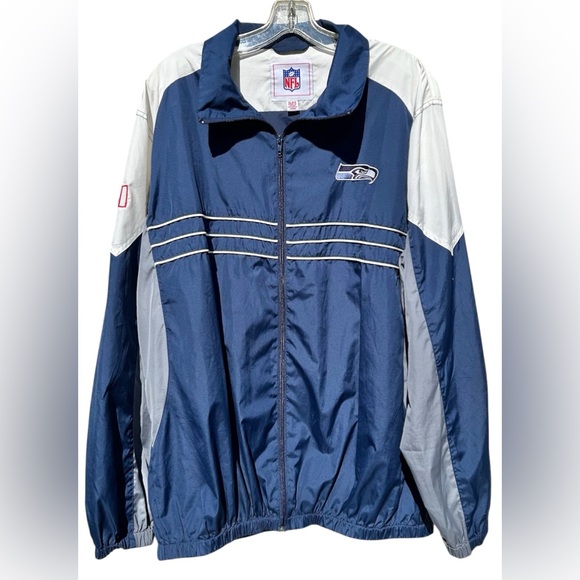 NFL Other - Seattle SEAHAWKS Vintage NFL Reebok Sports Illustrated Windbreaker Jacket Sz XL